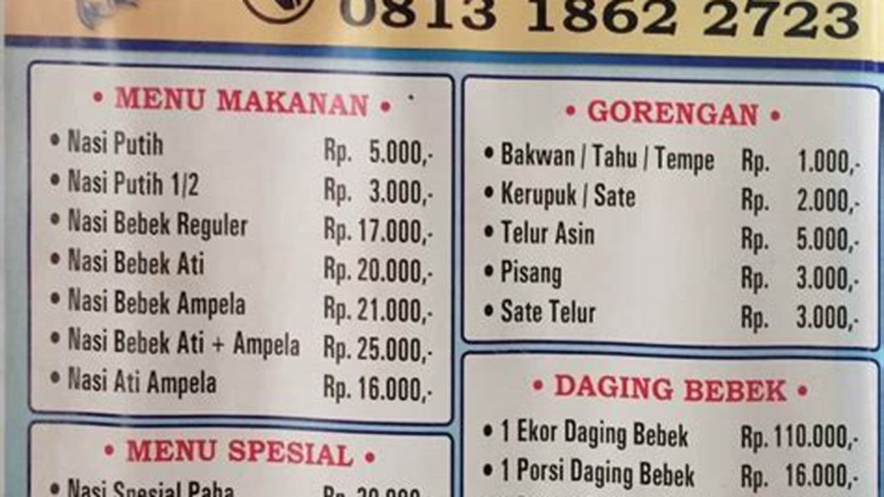 Nikmati Kuliner Bebek Lezat di Rumah Makan Nasi Bebek Powa Kelapa Gading