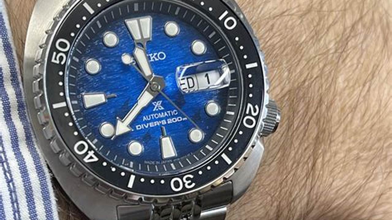 Dive into the Depths: Unveiling the Seiko Save the Ocean Manta Ray