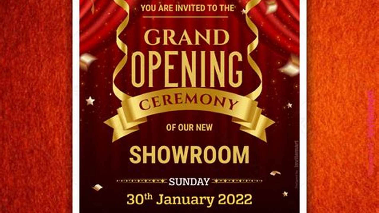 Unlock the Secrets to Captivating Shop Opening Invitations: Free PSD Download