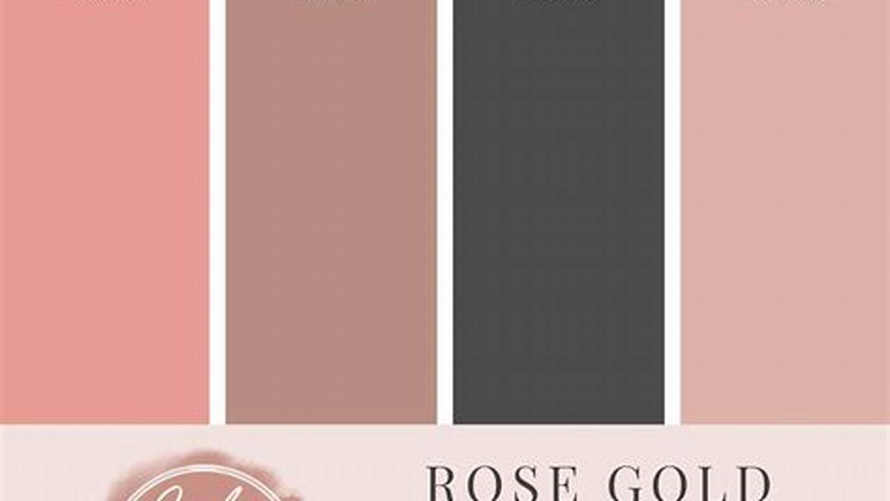 Unveiling the Enchanting Hues of Rose Gold: A Visual Journey
