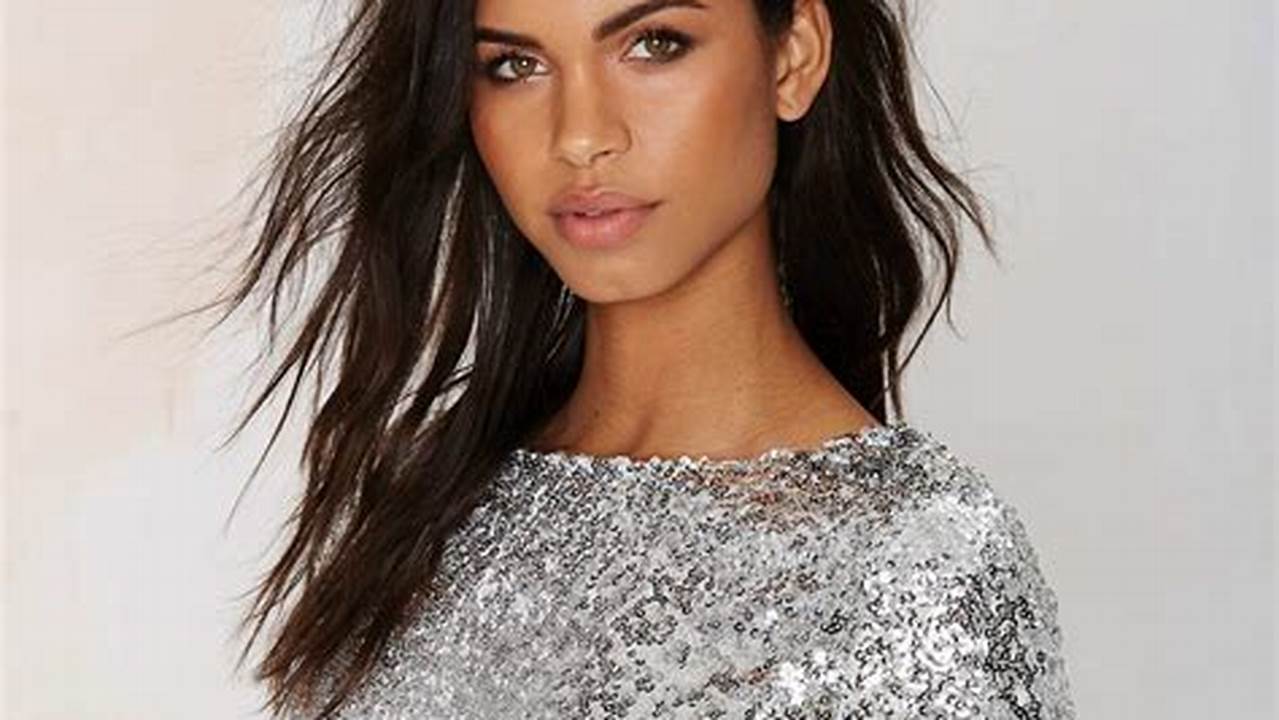 Unveiling the Shimmering Secrets of Silver Sequin Crop Tops