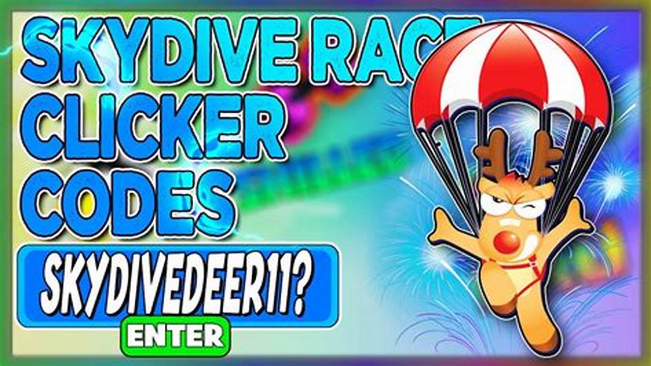 Skydive Race Clicker Codes: Tips, Tricks, and Hacks for Thrilling Skydiving Adventures