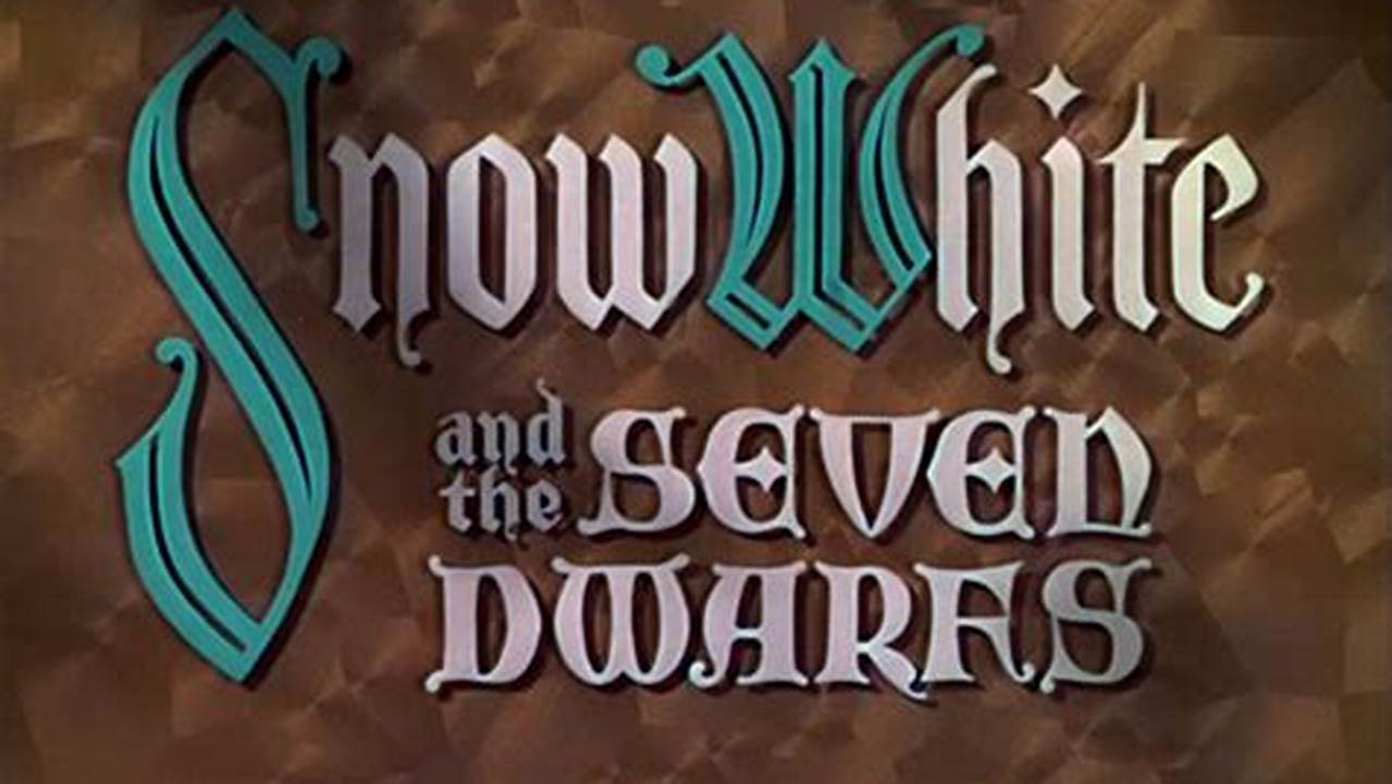 Uncover the Magic Behind the Snow White and the Seven Dwarfs Logo: Free SVG Cut Files and Surprises Inside