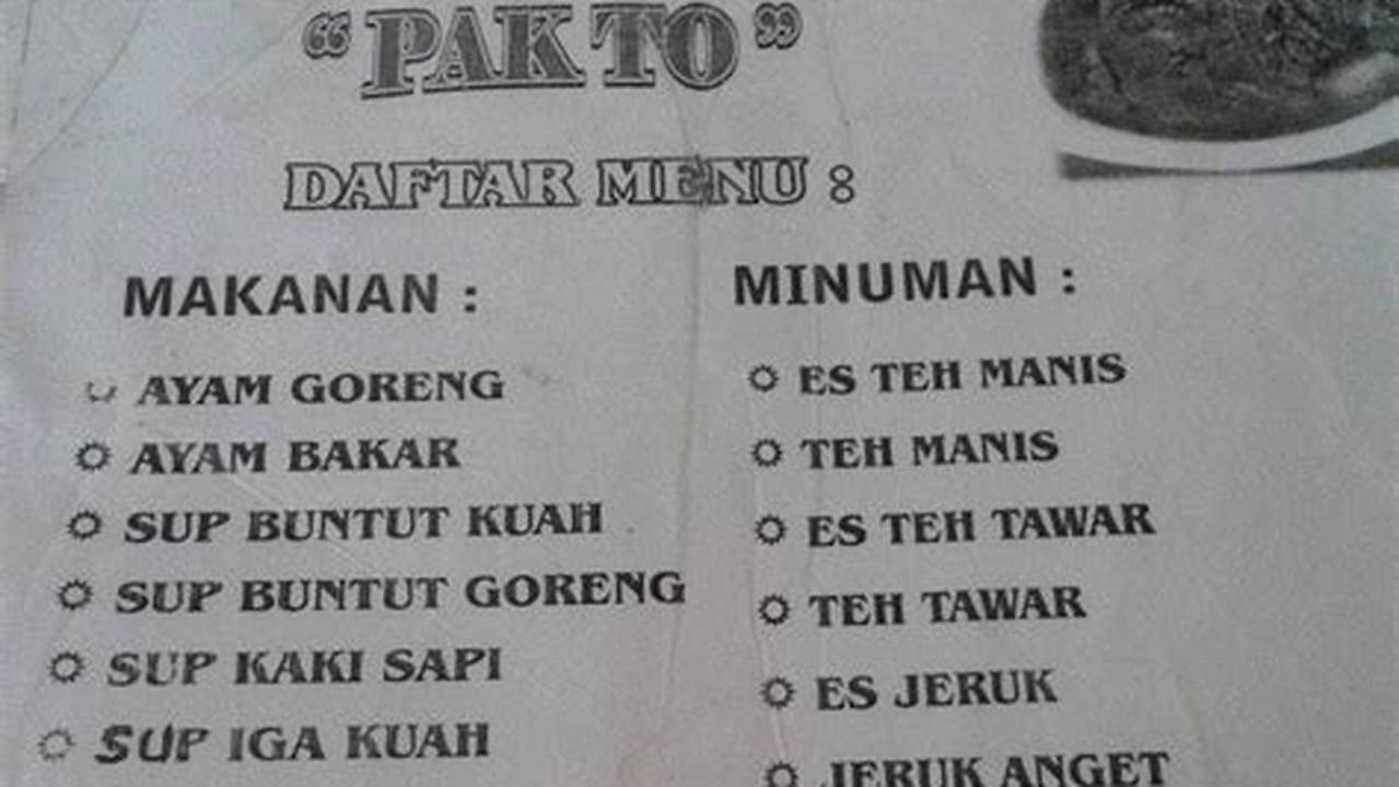 Rahasia Kuliner Sop Buntut Ayam Goreng & Iga Bakar Pak To, Dijamin Bikin Ketagihan!