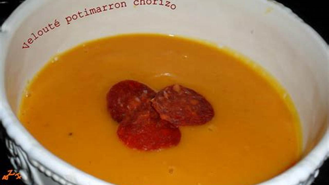 Temukan Rahasia Lezat Sup Potimarron Chorizo yang Tak Tertahankan