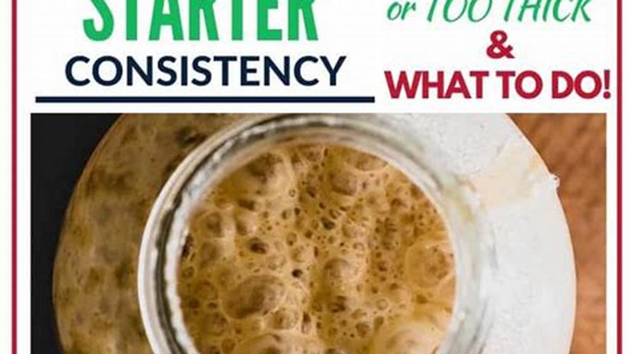 Sourdough Starter Saga: Troubleshooting Runny Starters for Perfect Bread