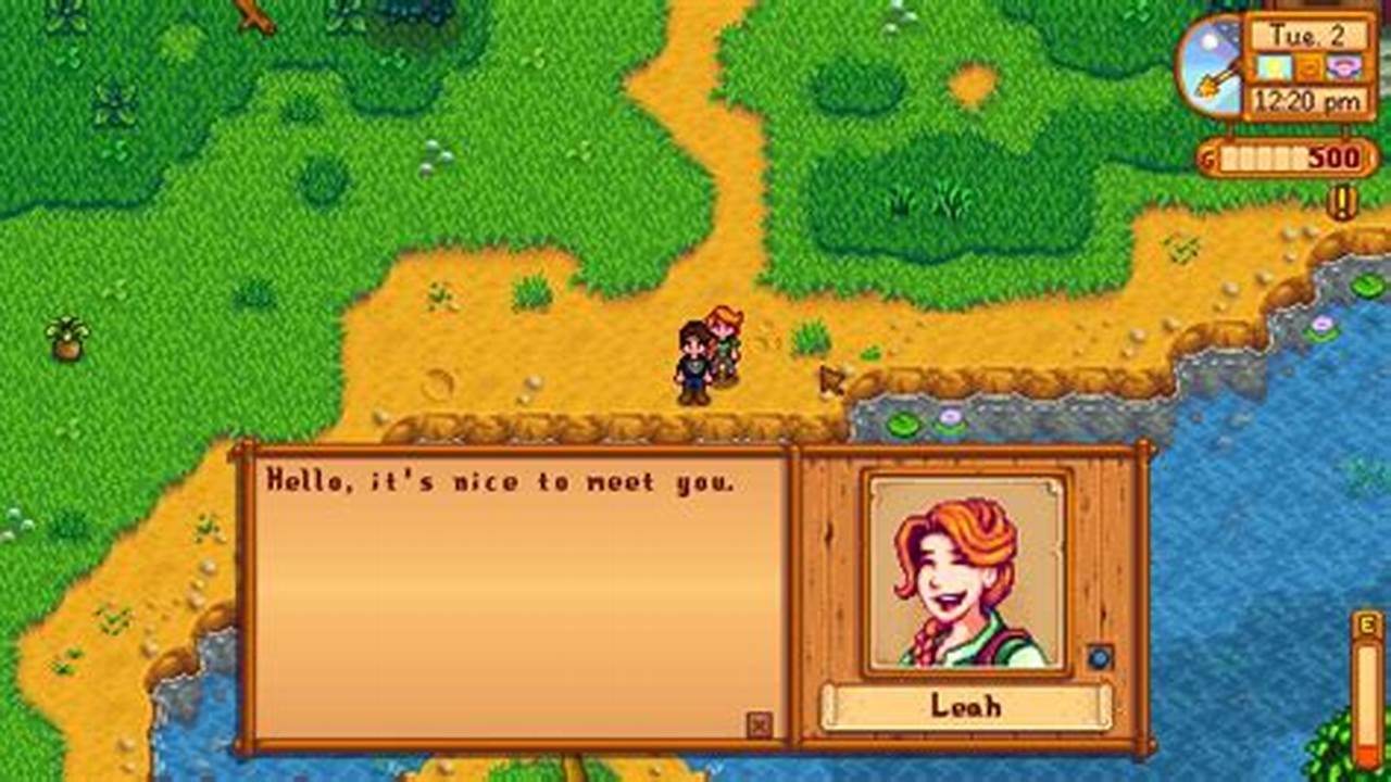 Stardew Valley Leah Schedule and Gifts Guide