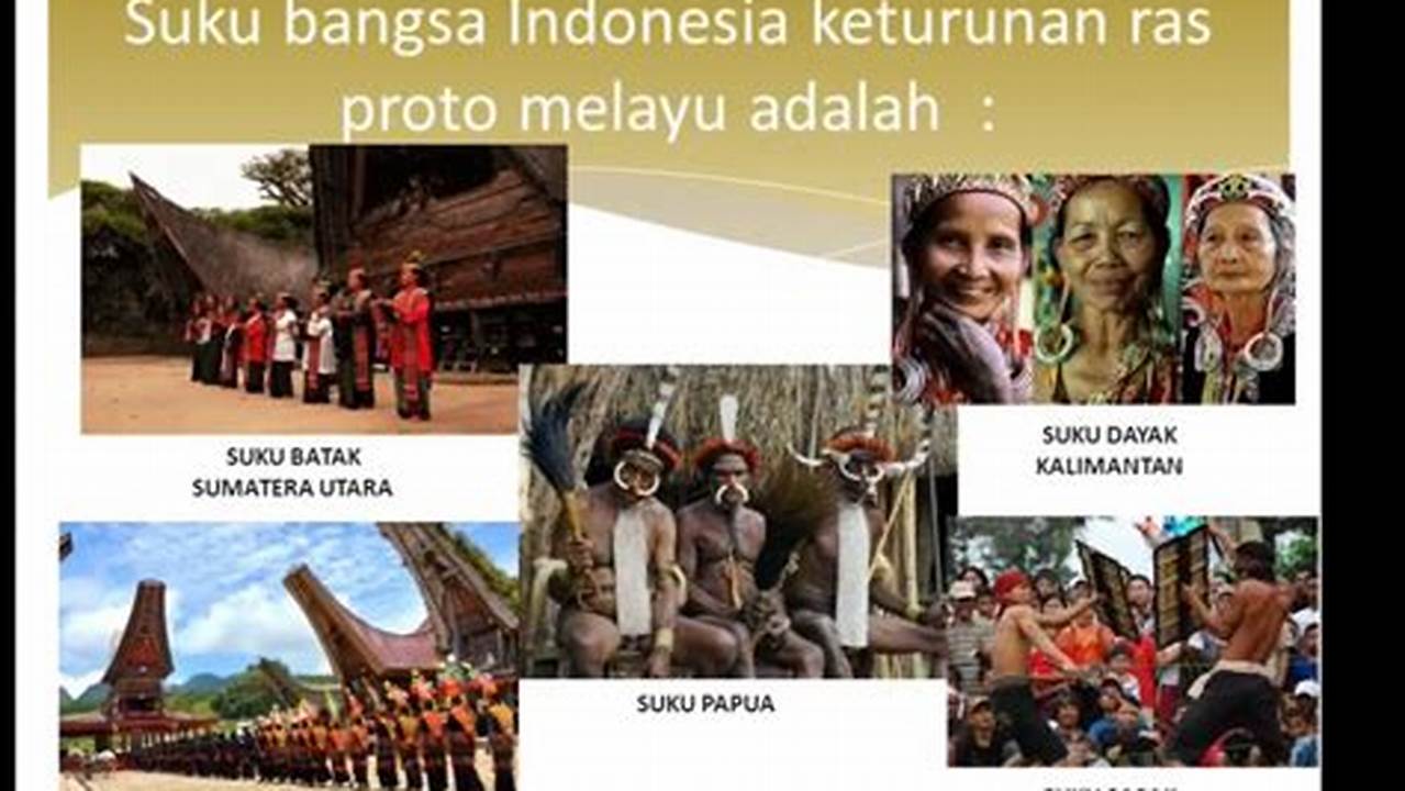 Referensi Suku Proto Melayu: Sejarah, Budaya, dan Kerajaan