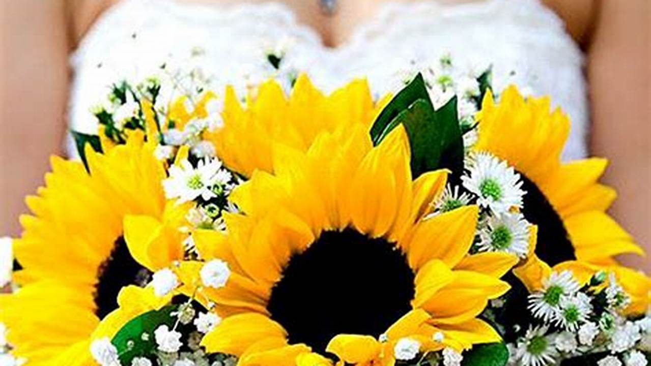 Sunflower Wedding Bouquets: A Guide to Happiness and Radiance