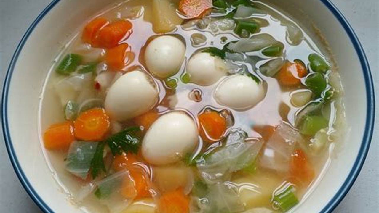 Sup Telur Puyuh: Rahasia Kelezatan dan Manfaat Tersembunyi