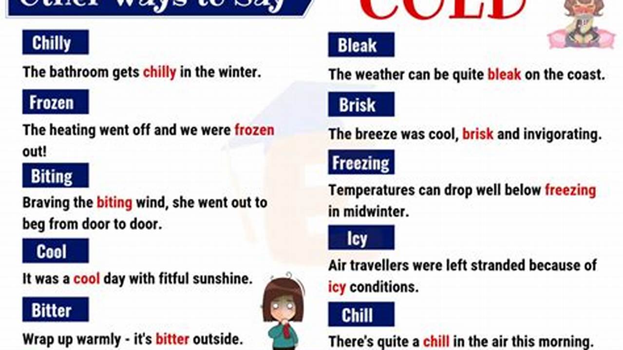 Unlock the Secrets of Cold: Unveiling Synonyms that Paint a Chilly Picture