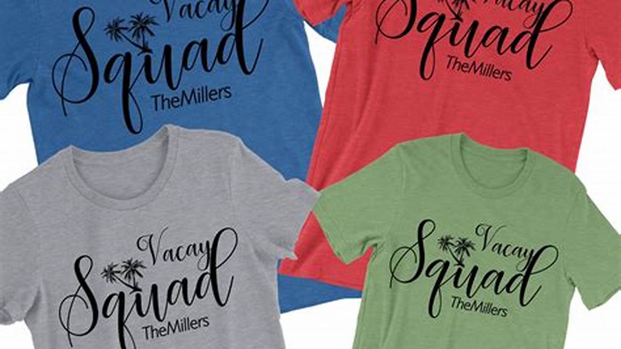 Discover Unforgettable Family Vacation T-Shirt Design Ideas