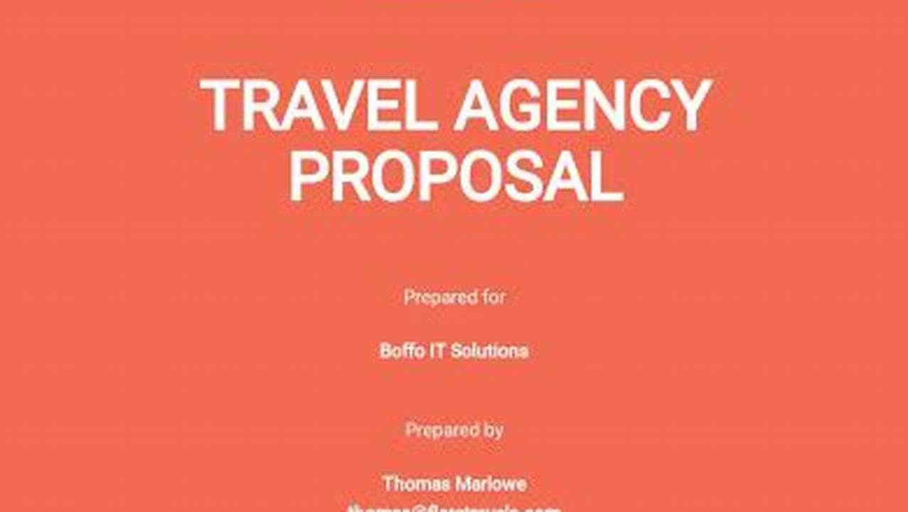 Travel Agency Partnership Proposal