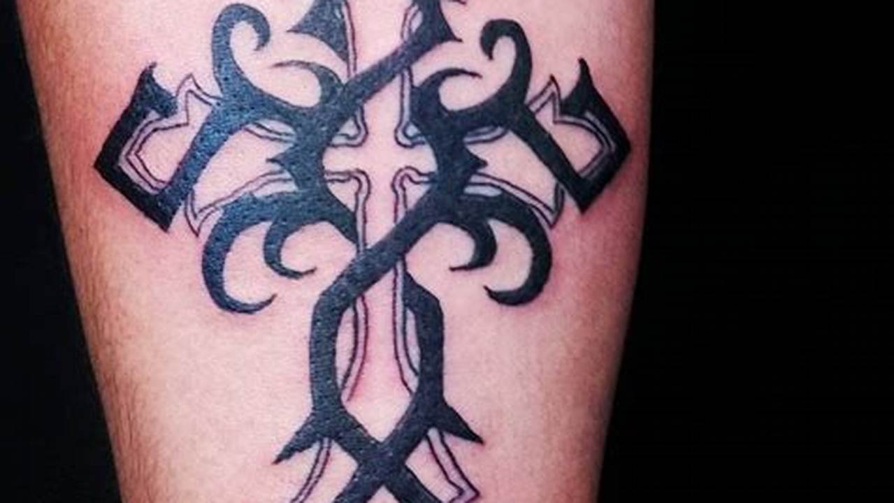 Discover Captivating Tribal Tattoo Designs with Crosses