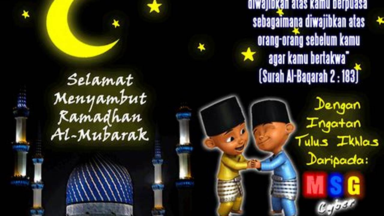 Sambut Ramadhan dengan Ucapan Penuh Berkah dan Makna