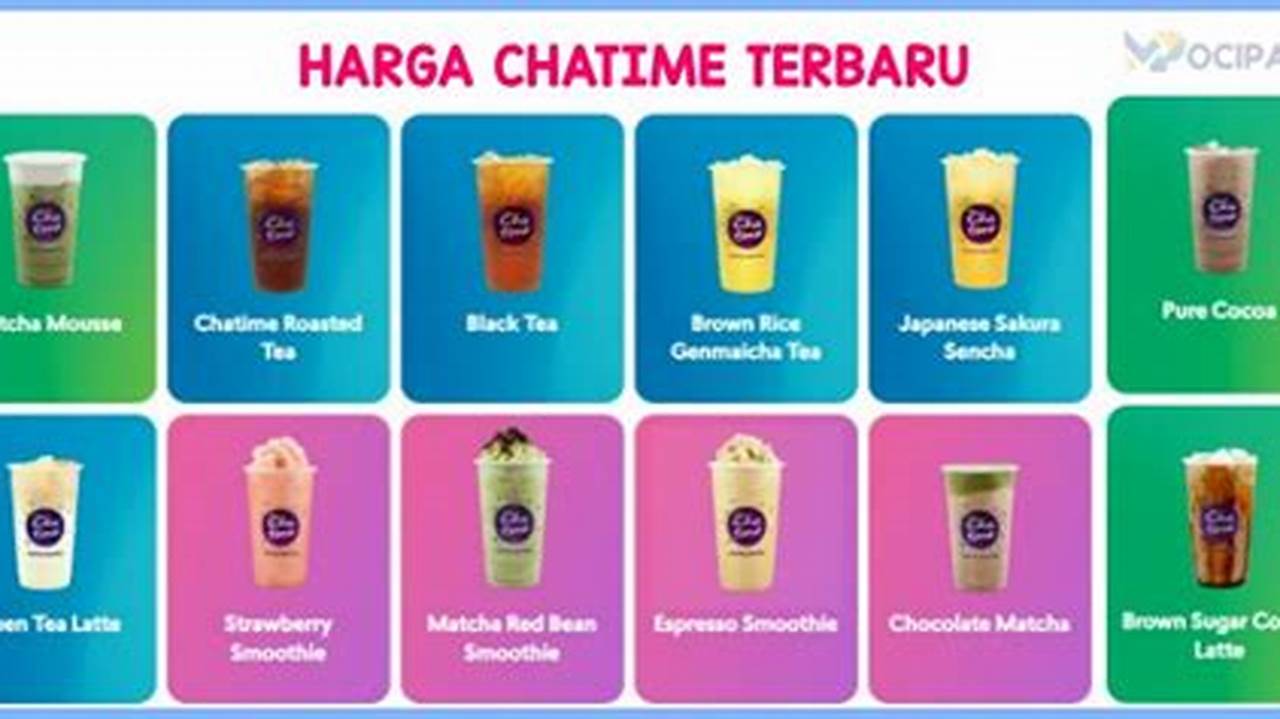 Ukuran Chatime Reguler dan Large: Temukan Rahasia Rasa Terbaik!