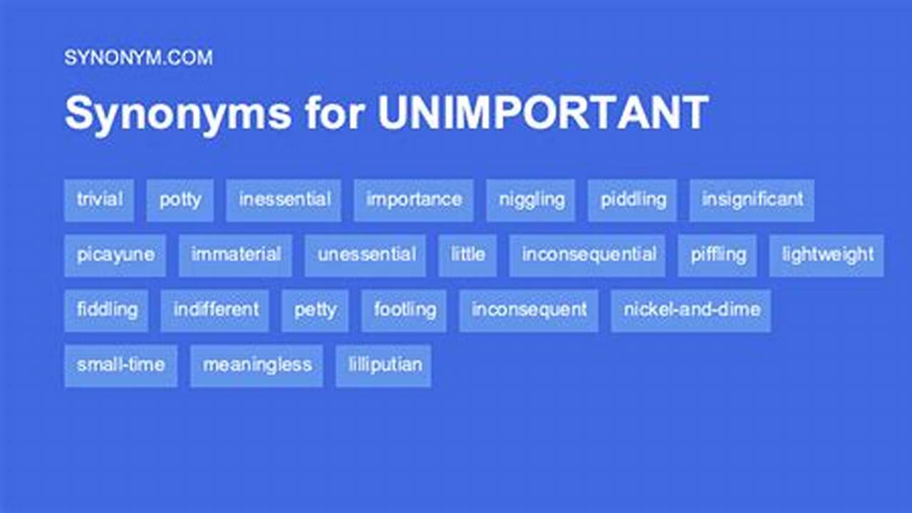 Unlock Unimportant Synonyms: Discover the Secret to Enrich Your Language