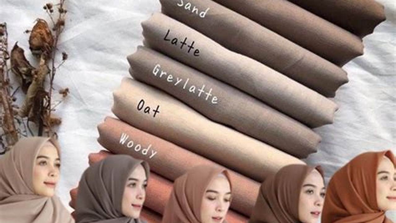 Warna Latte Jilbab Bella Square: Inspirasi Modis & Elegan Menanti Anda