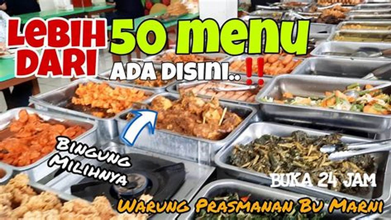 Warung Prasmanan Mama: Surga Kuliner Legendaris Malang