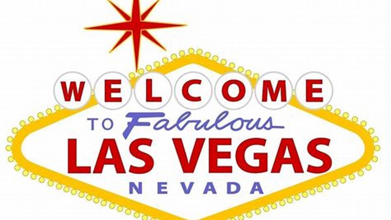 Discover the Allure of Vegas: Explore "Welcome to Las Vegas" Sign Clip Art