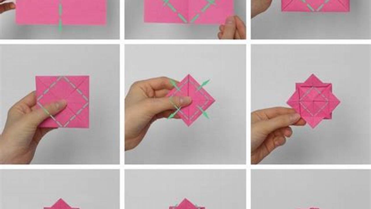 Elegant Wet-Fold Origami Flowers: A Unique Art Form