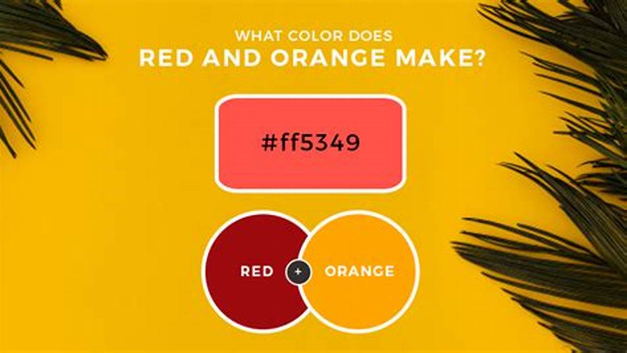 Unveiling the Enchanting Color Fusion: Orange and Red