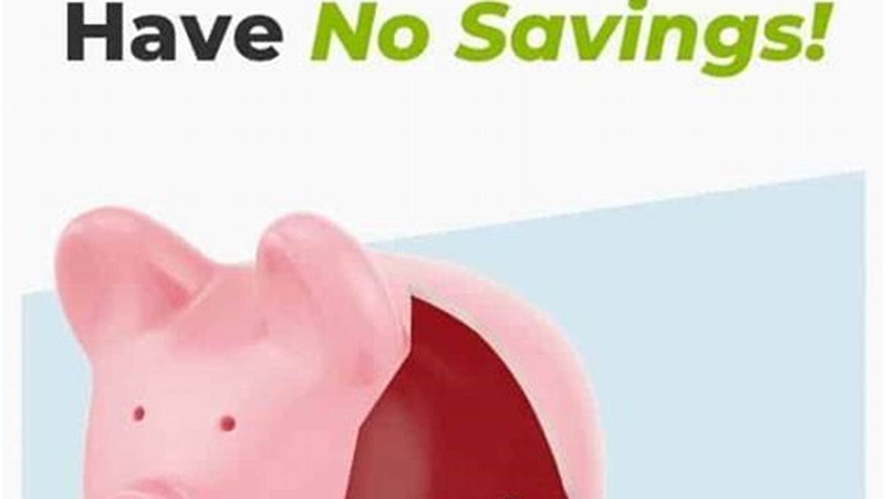 What to Do If You Have No Savings