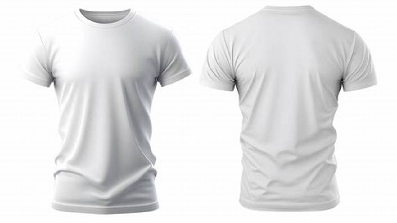 Discover the Secrets of Professional T-Shirt Designs with "White T-Shirt PNG Front and Back"