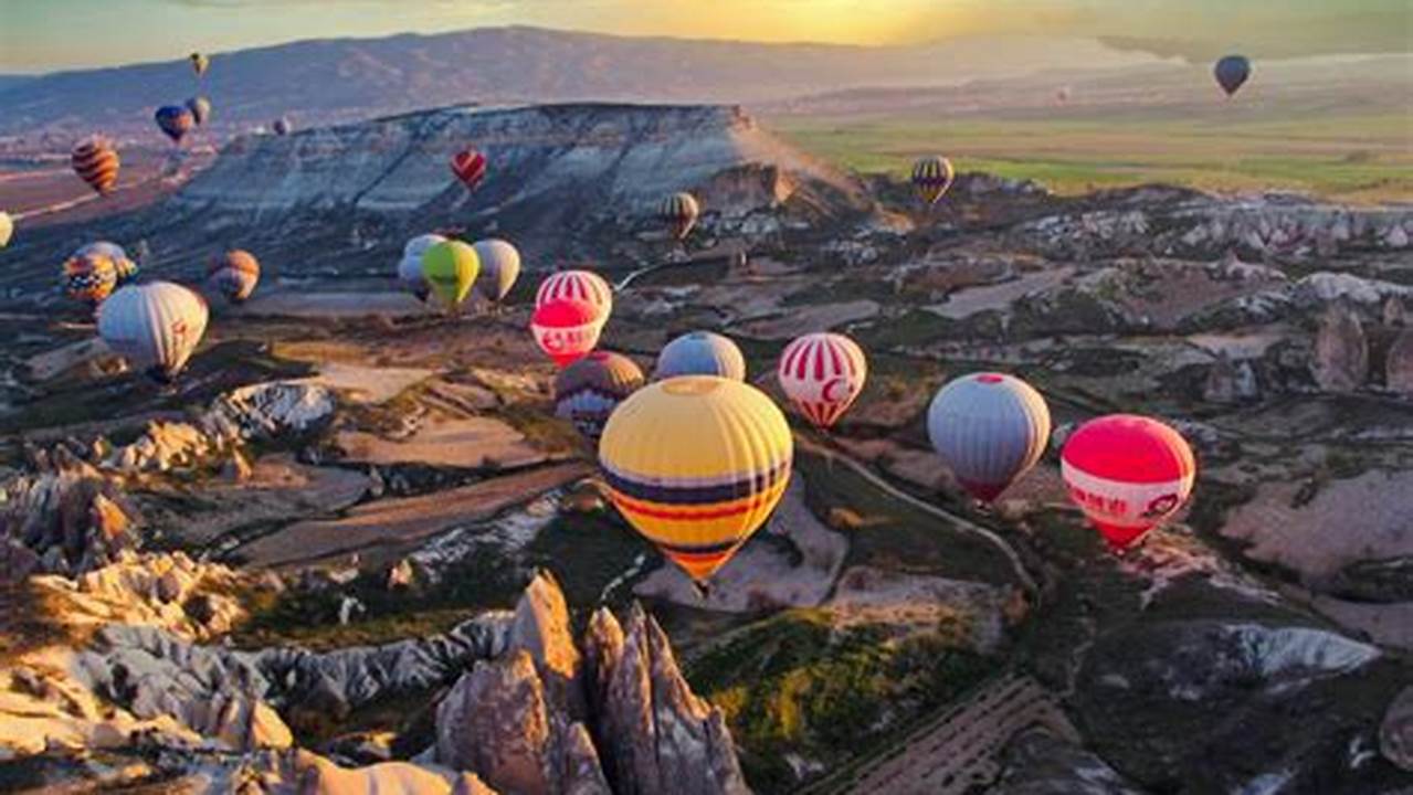 wisata balon udara di turki