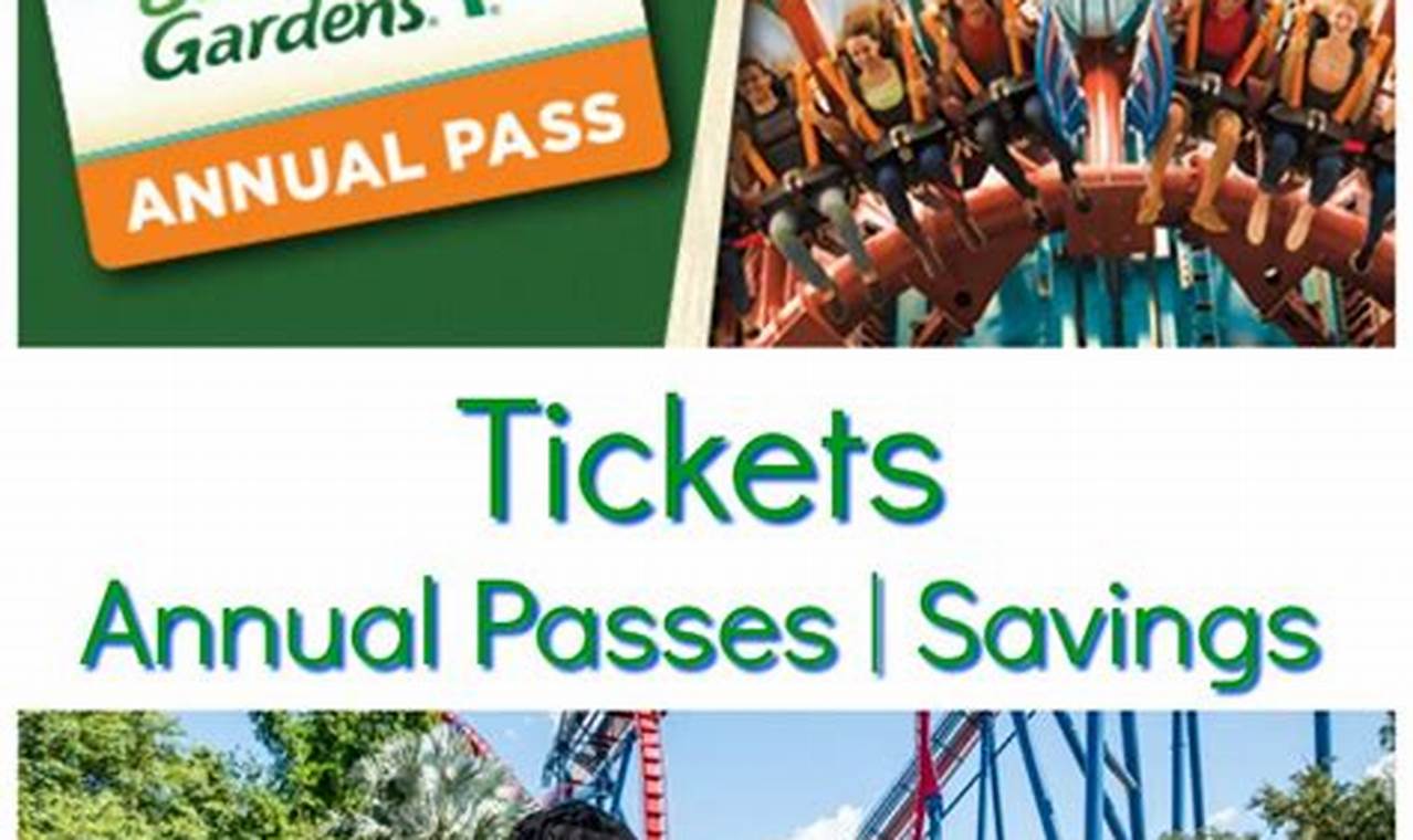 $39 Busch Gardens Tickets Price 2024