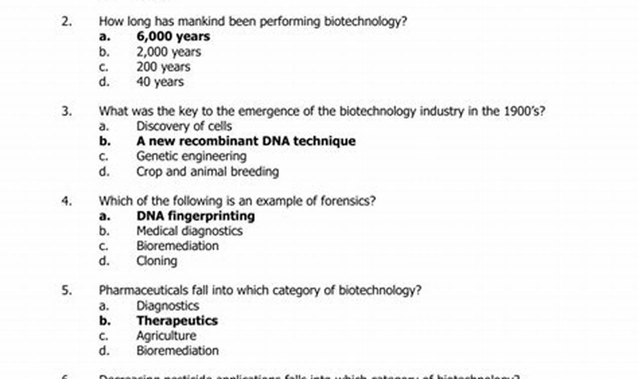 Ace Your "1.06 Quiz Biotechnology" with Our Expert Guide