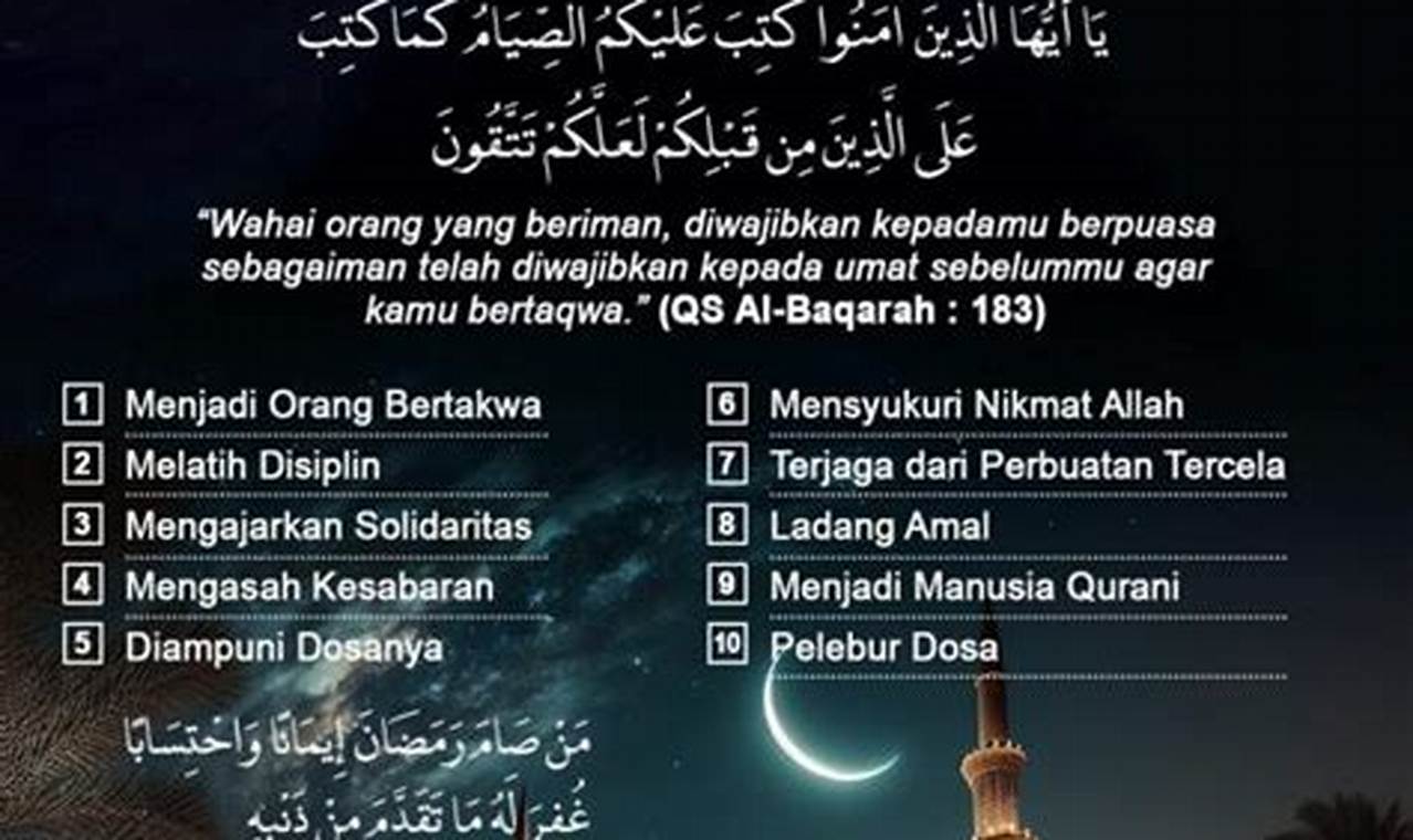 10 Hikmah Puasa Ramadhan yang Tak Terduga, Siap-siap Tercengang!