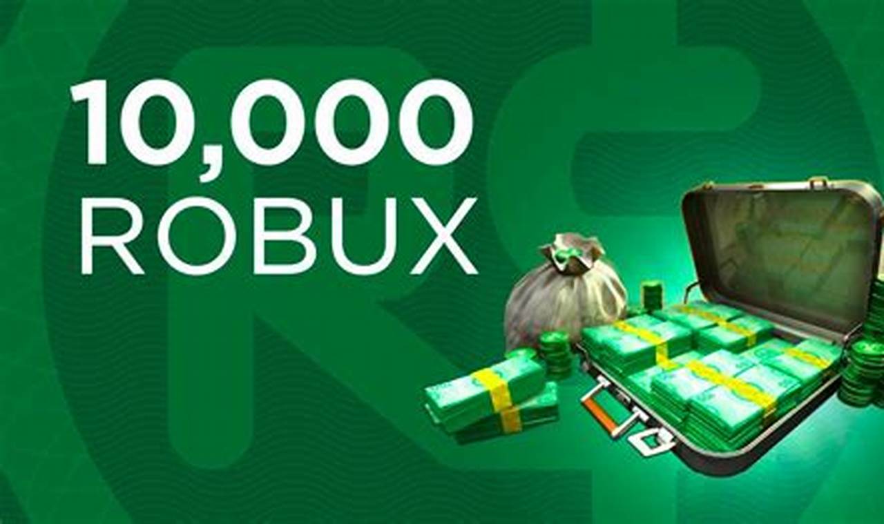 10000 Robux Code 2024