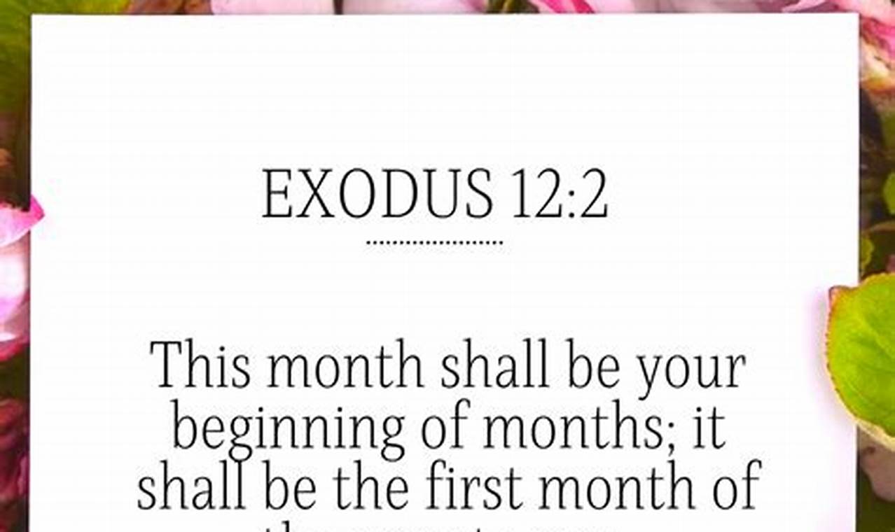 12 Bible Verses For Each Month Of 2024