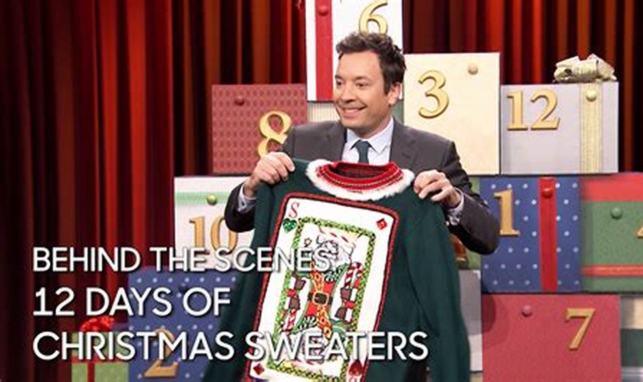 12 Days Of Christmas Sweaters 2024