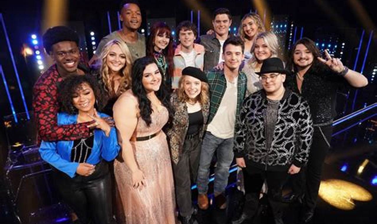 12 Finalists On American Idol 2024