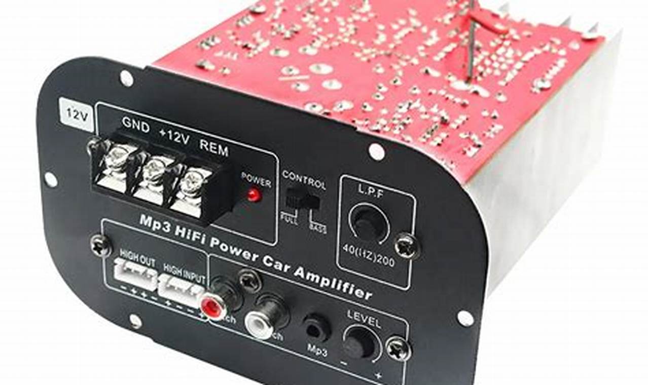 12v Subwoofer Amplifier