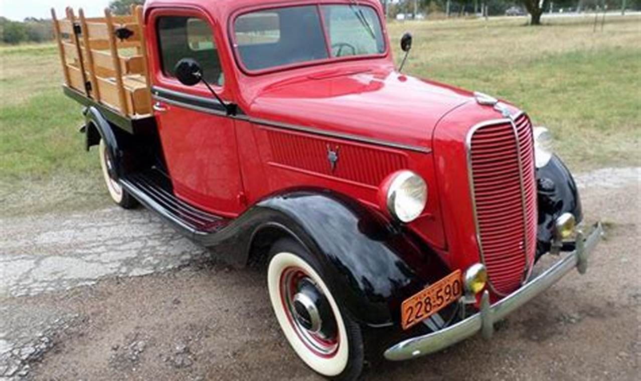 1937 ford pickup trucks for sale