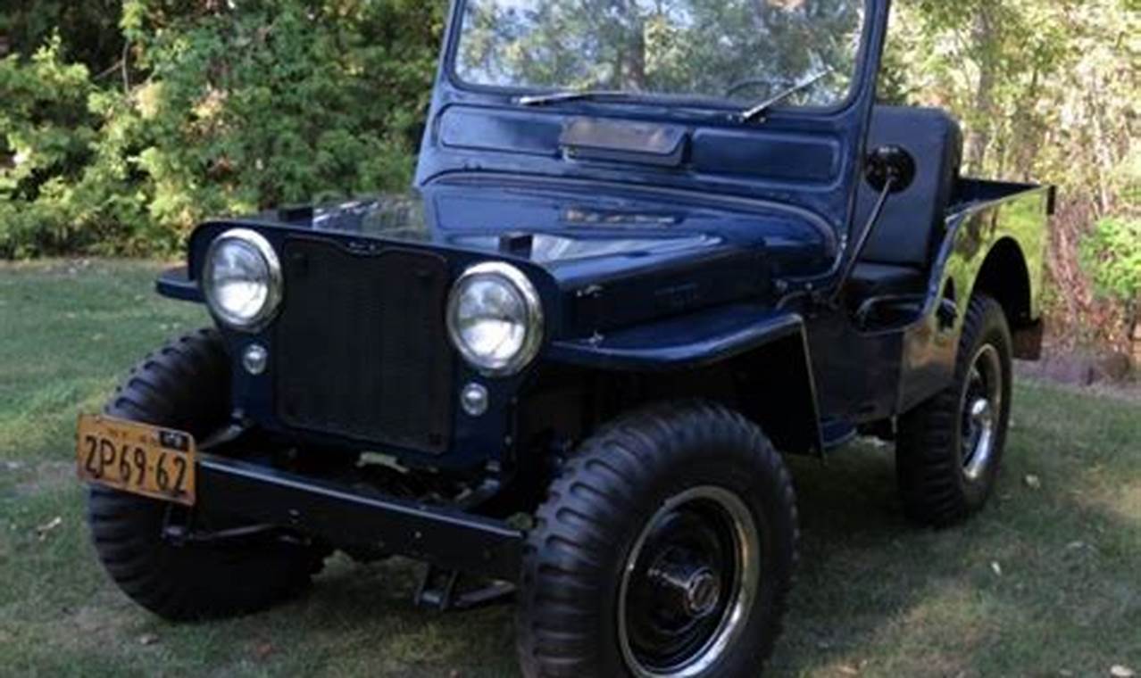 1949 willys jeep cj3a for sale