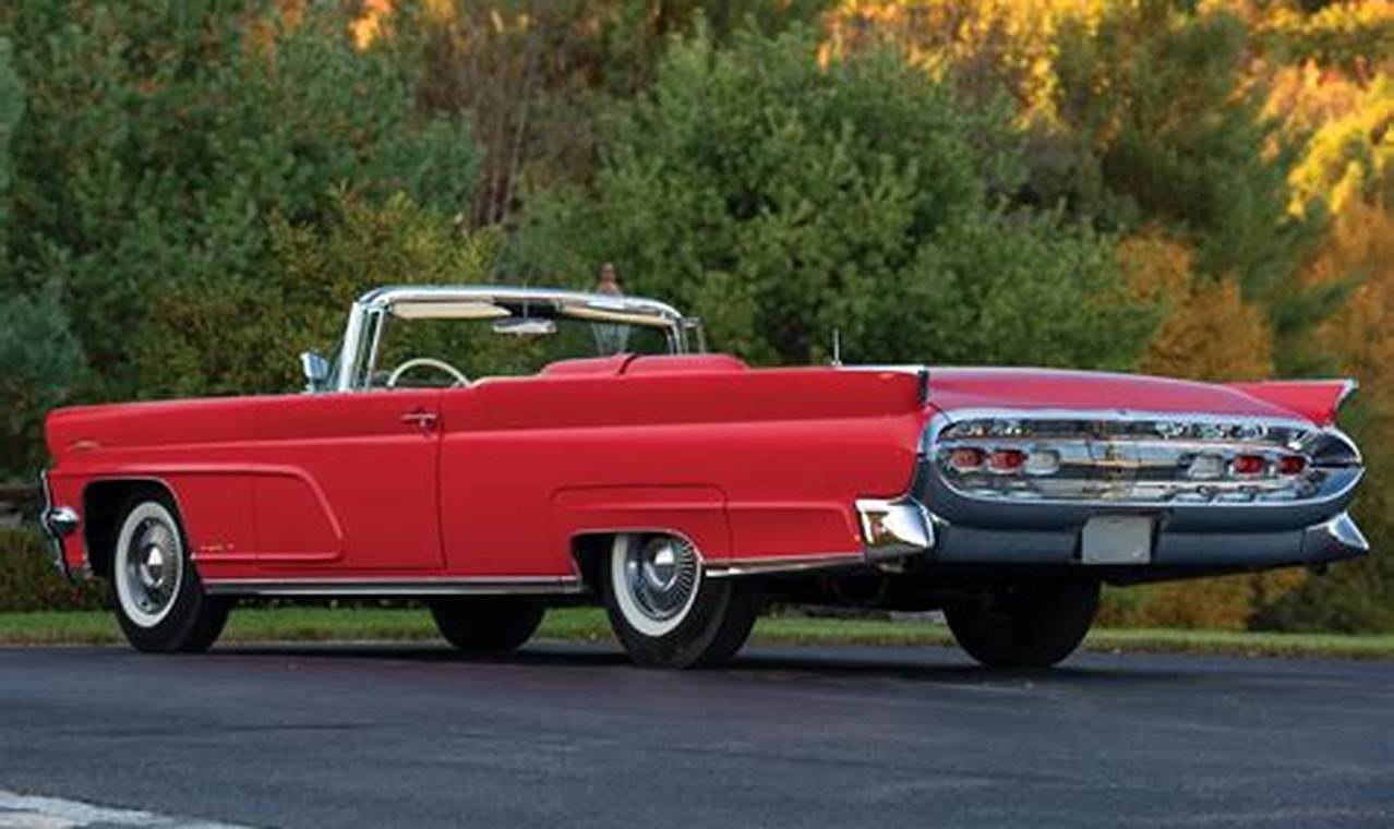 Unveil the Secrets of the 1959 Lincoln Convertible: Timeless Elegance and Driving Delight