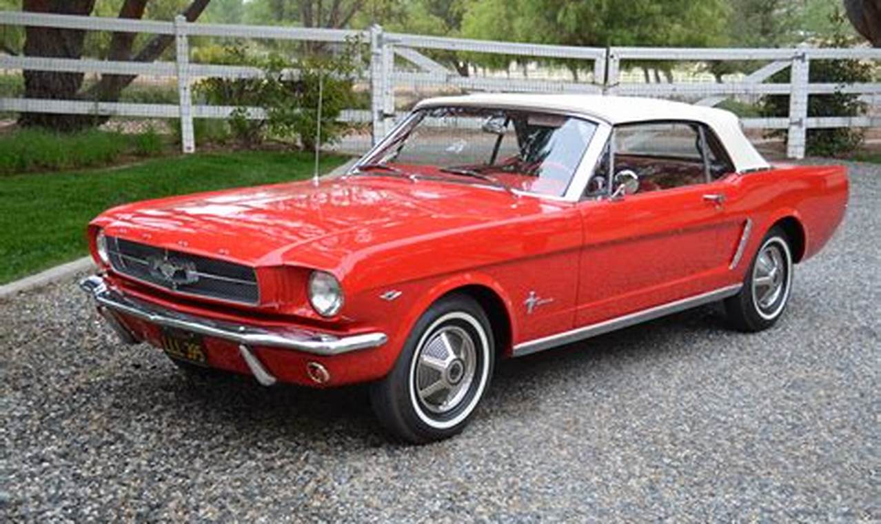 1964 1 2 ford mustang convertible for sale
