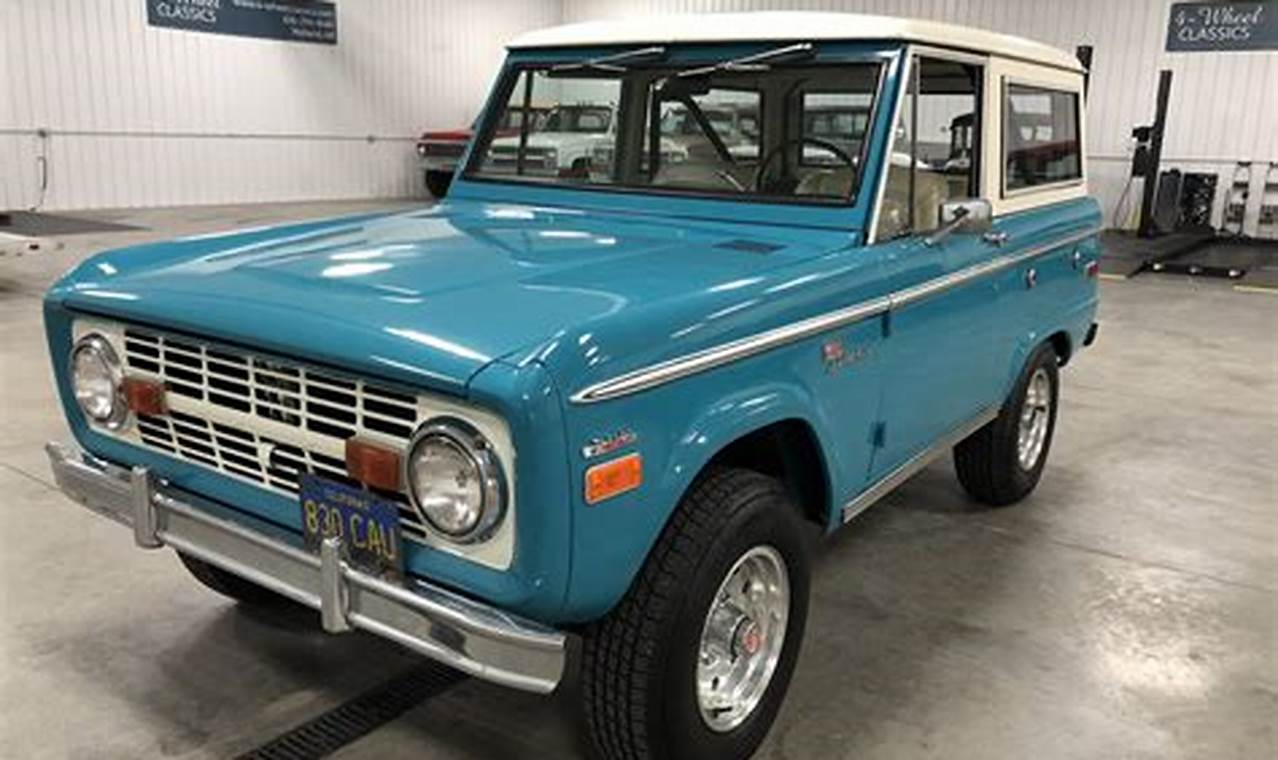 1970's ford bronco for sale