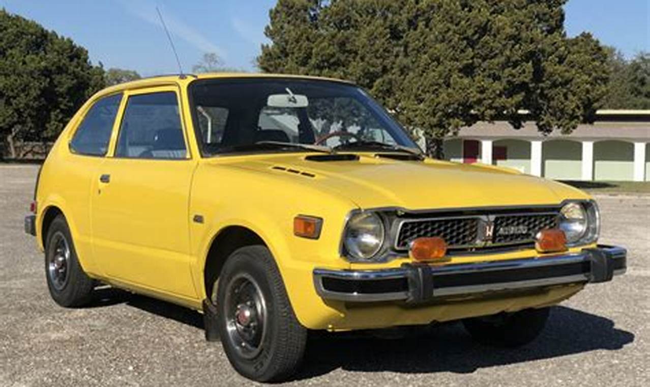 Uncover the Secrets of the Iconic 1975 Honda Civic: A Journey of
Discovery