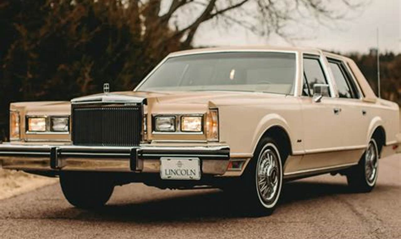 Unveil the Timeless Elegance: Exploring the 1984 Lincoln Town Car