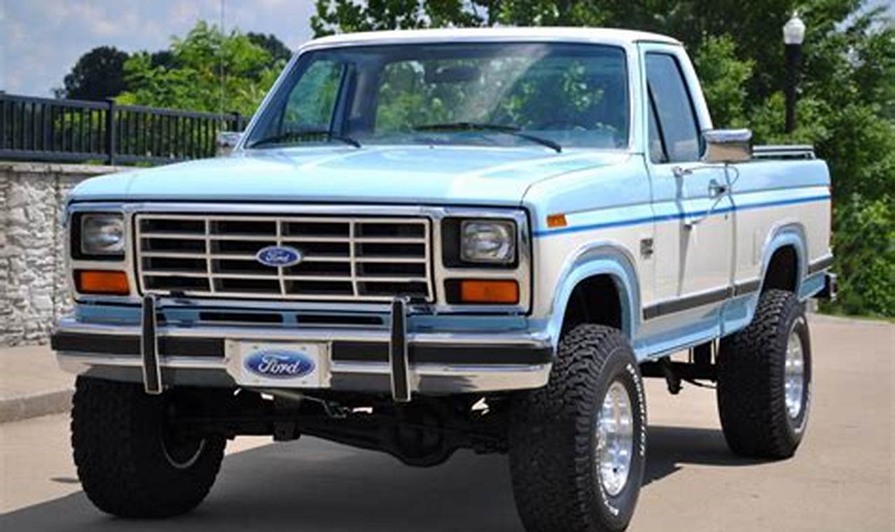 1986 ford f150 xlt lariat for sale