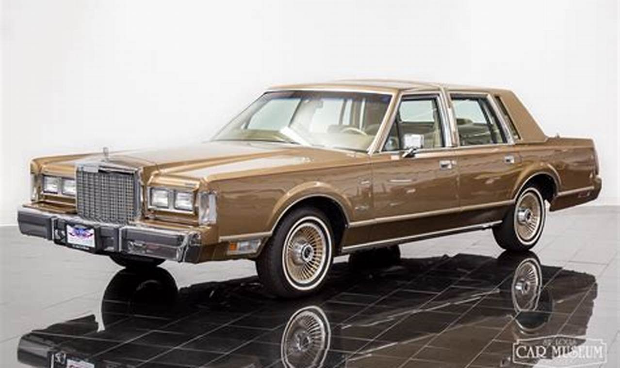 Unveiling the 1986 Lincoln Town Car: Discover Luxury and Performance