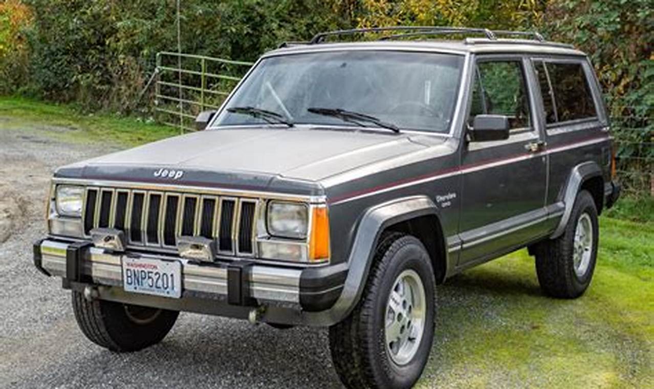 1987 jeep cherokee laredo for sale