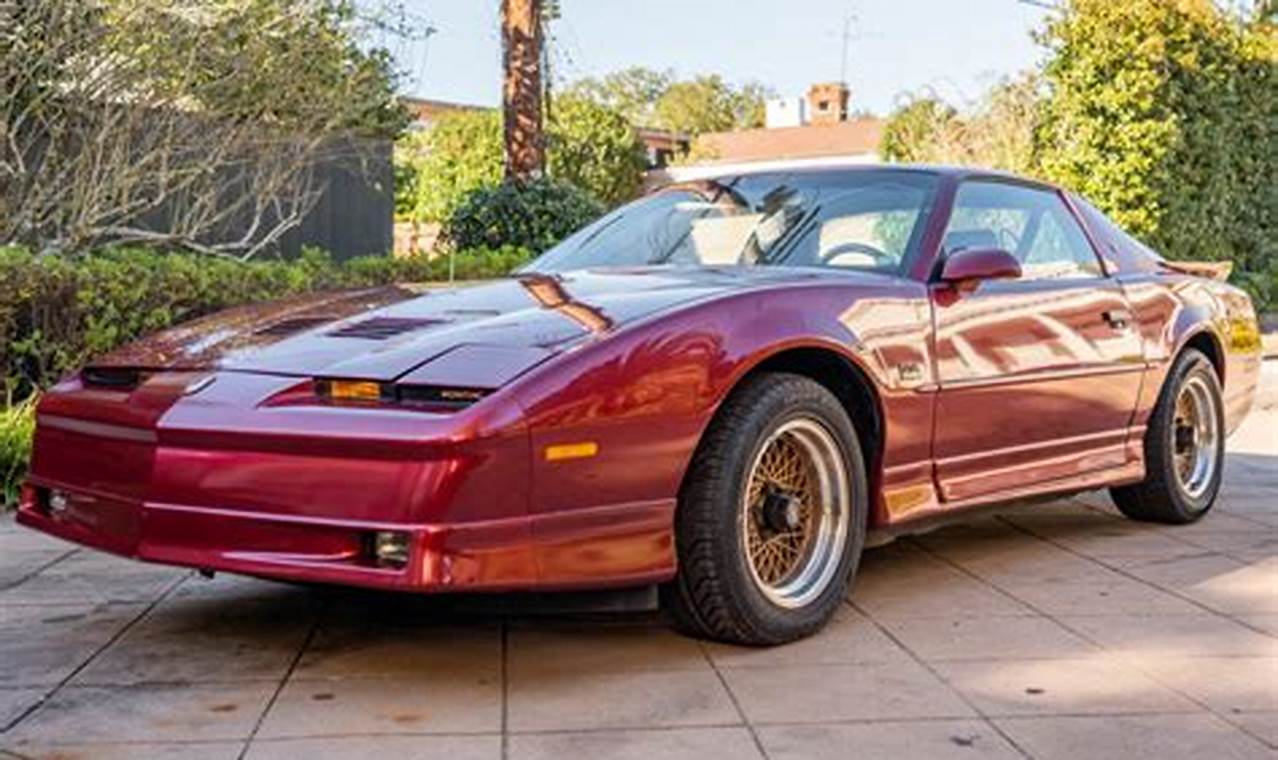 Uncover the Secrets of the Iconic 1990 Trans Am
