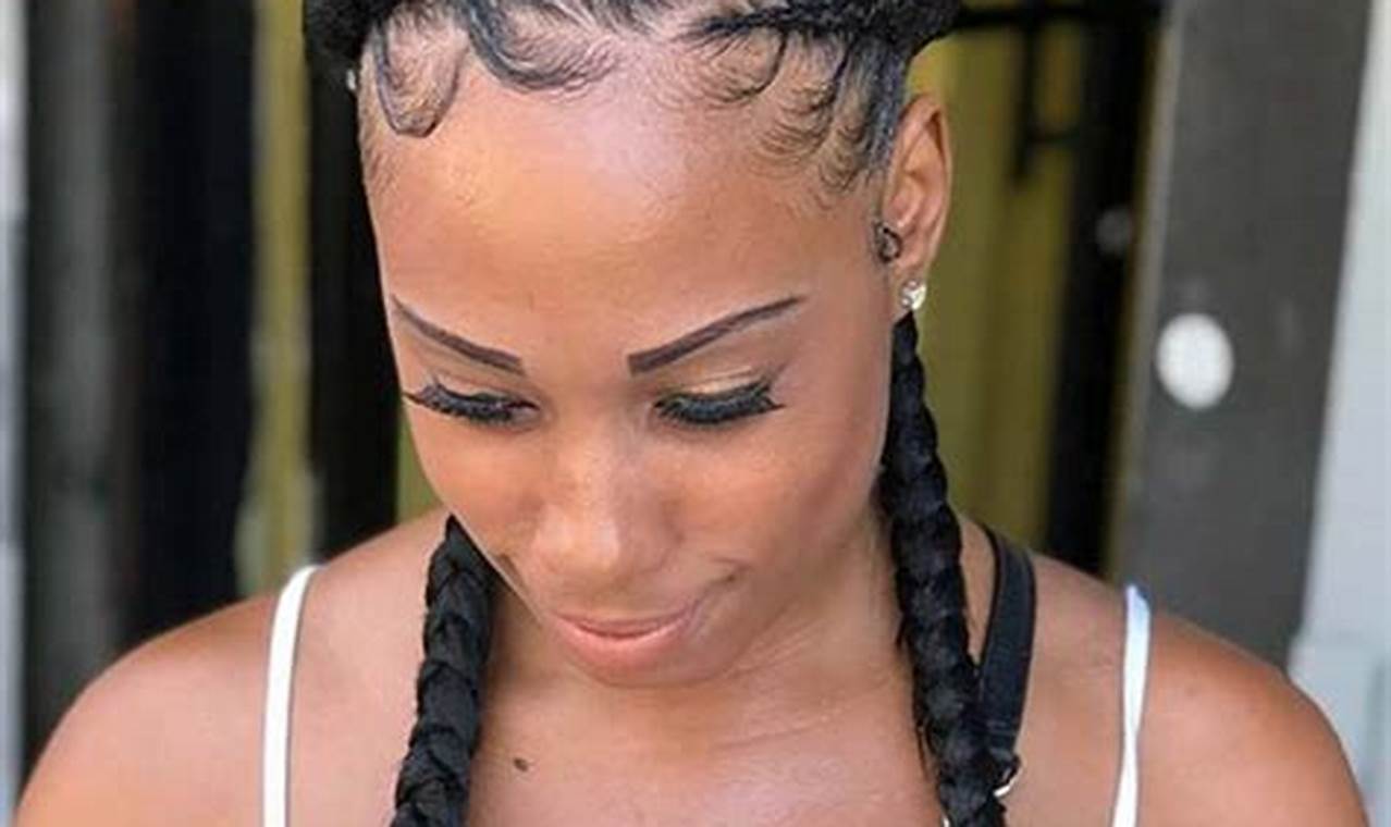 Discover the Allure of 2 Feed in Braids to the Back: A Protective Hairstyle Revelation