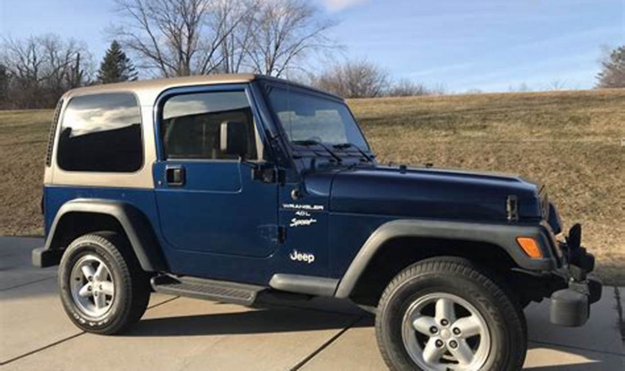 2000 jeep wrangler tj for sale